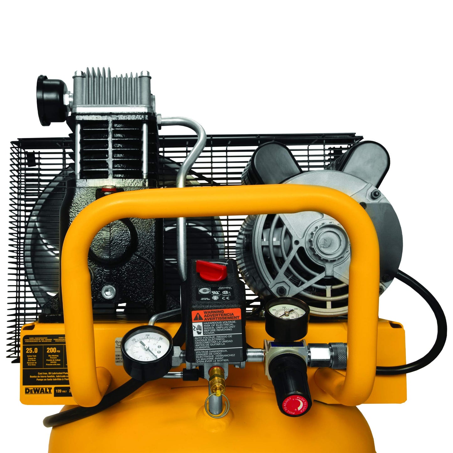 DEWALT 200 PSI 2.0 HP 25 Gallon Air Compressor (DXCM251.COM) - WoodArtSupply