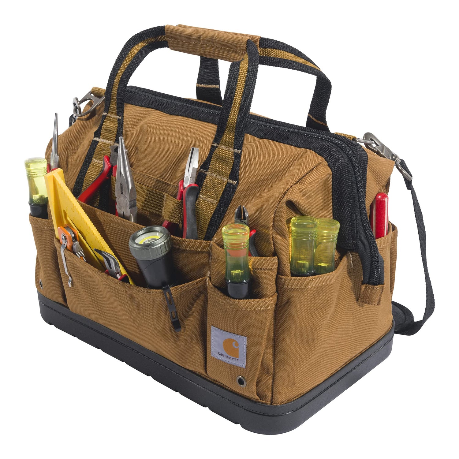 Carhartt Legacy Tool Bag 16-Inch w/ Molded Base, Carhartt Brown Carhartt