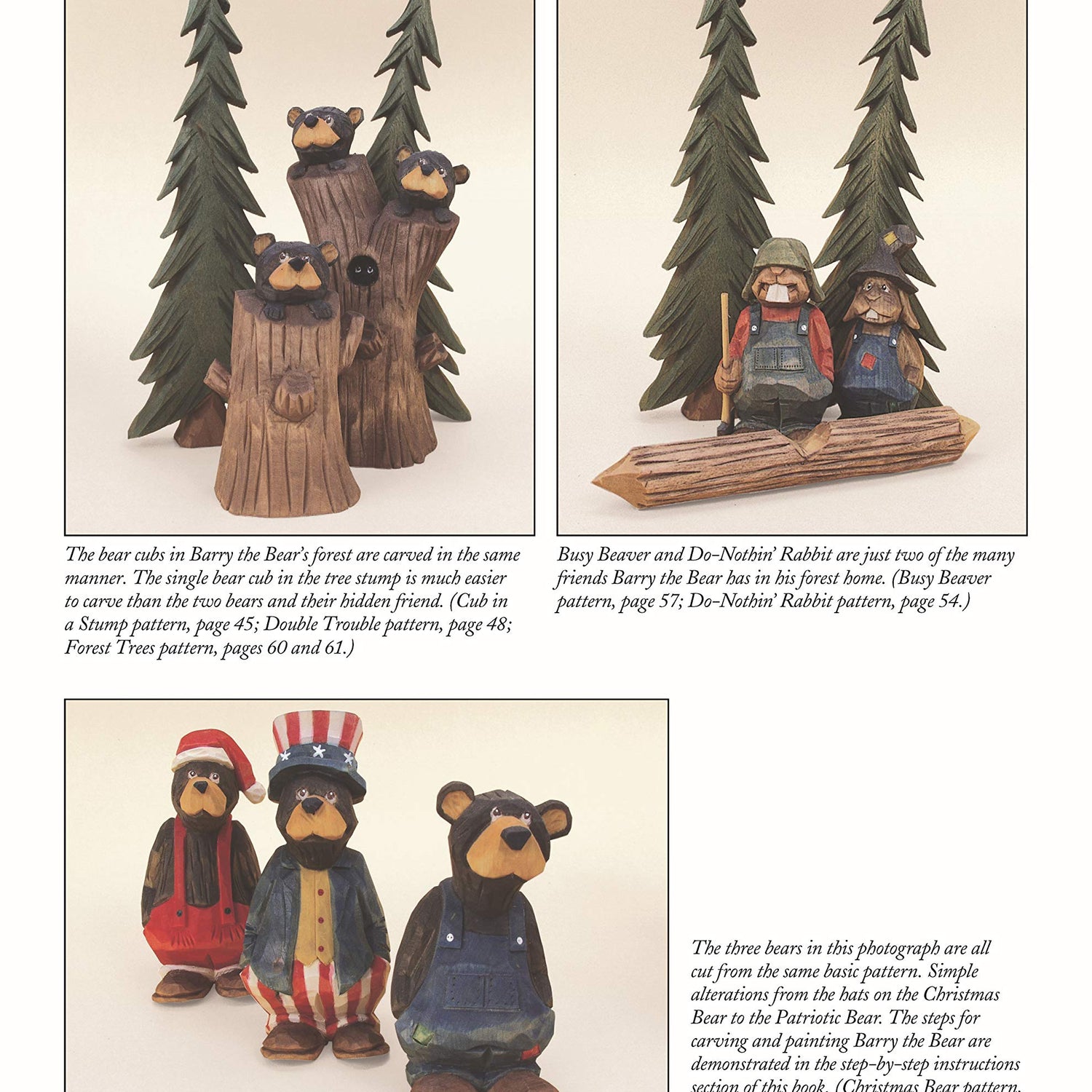Whittling the Country Bear & His Friends: 12 Simple Projects for Beginners (Fox Chapel Publishing) Step-by-Step Instructions & Easy-to-Use Patterns Design Originals