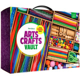 Arts and Crafts Vault - 1000+ Piece Craft Supplies Kit Library in a Box for Kids Ages 4 5 6 7 8 9 10 11 & 12 Year Old Girls & Boys - Crafting Set Dan&Darci