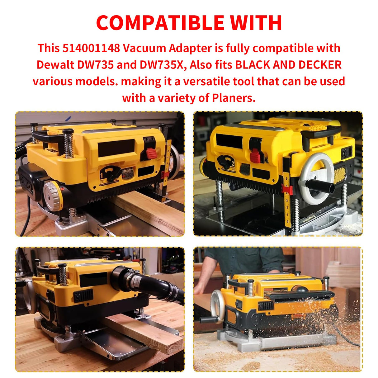 Thaekuns 5140011-48 514001148 Planer Adaptor for DeWalt DW735 DW735X Thaekuns