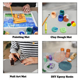 Sapid Extra Large Silicone Sheet for Crafts, Thick Silicone Jewelry Casting Mats, Nonstick Nonslip Silicon Mat for Epoxy Resin, Art Painting, Heat- SAPID