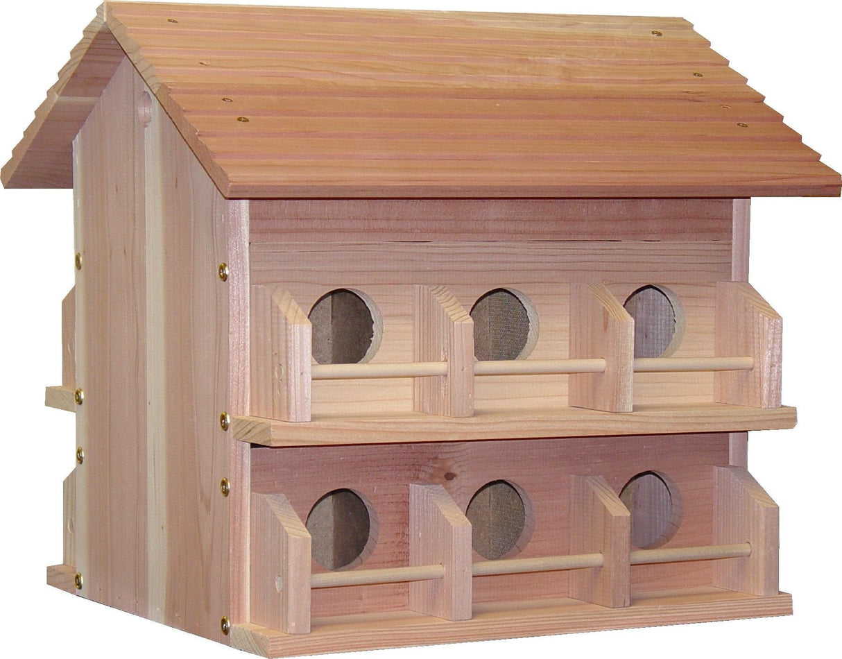 Heath Outdoor Products 297194 M-12Dp Deluxe Wood Martin House 18"x19"x17" Heath Outdoor Products