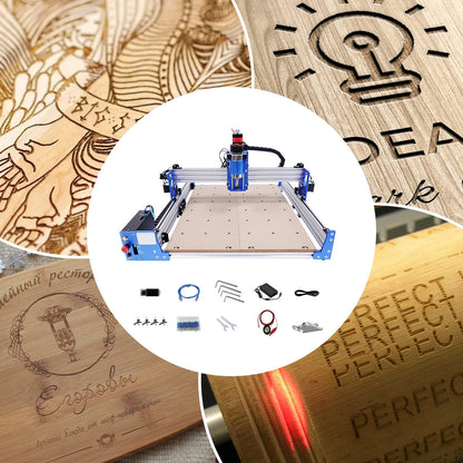 4040 CNC Machine Kit Pro Milling Machine CNC Router Engraver Drilling Milling Machine USB CNC Engraving Machine PCB Wood Metal Carve DIY Milling Kit - WoodArtSupply