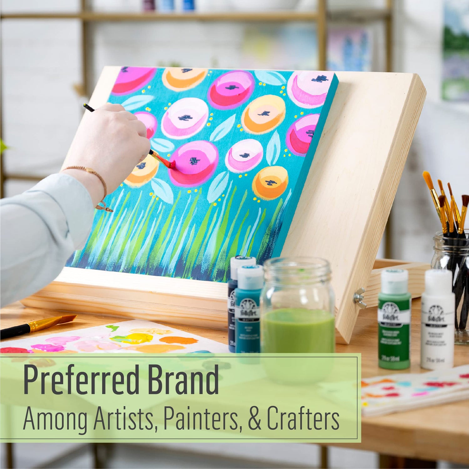 FolkArt Acrylic Paint in Assorted Colors (2 oz), 440, Violet Pansy FolkArt