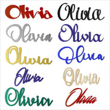 Personalized Nursery Décor 6" - 60" Wide, Custom Wooden Name Sign, Name Sign for Boy or Girl, Wedding Shower Gift, Personalized Children's Room Sign LONG DOORS