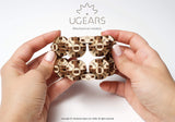 UGEARS Flexi-Cubus Brainteaser, 3D Mechanical Model, Wooden Puzzle - Ideal Gift for Adults and Teens UGEARS