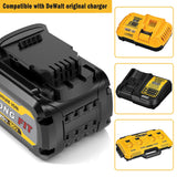 DCB609 60V/20V Replace for DEWALT Battery 9.0AH, Compatible with DeWalt 20V/60V Power Tools and DeWalt 20v 60v Battery Chargers Simple Plus+