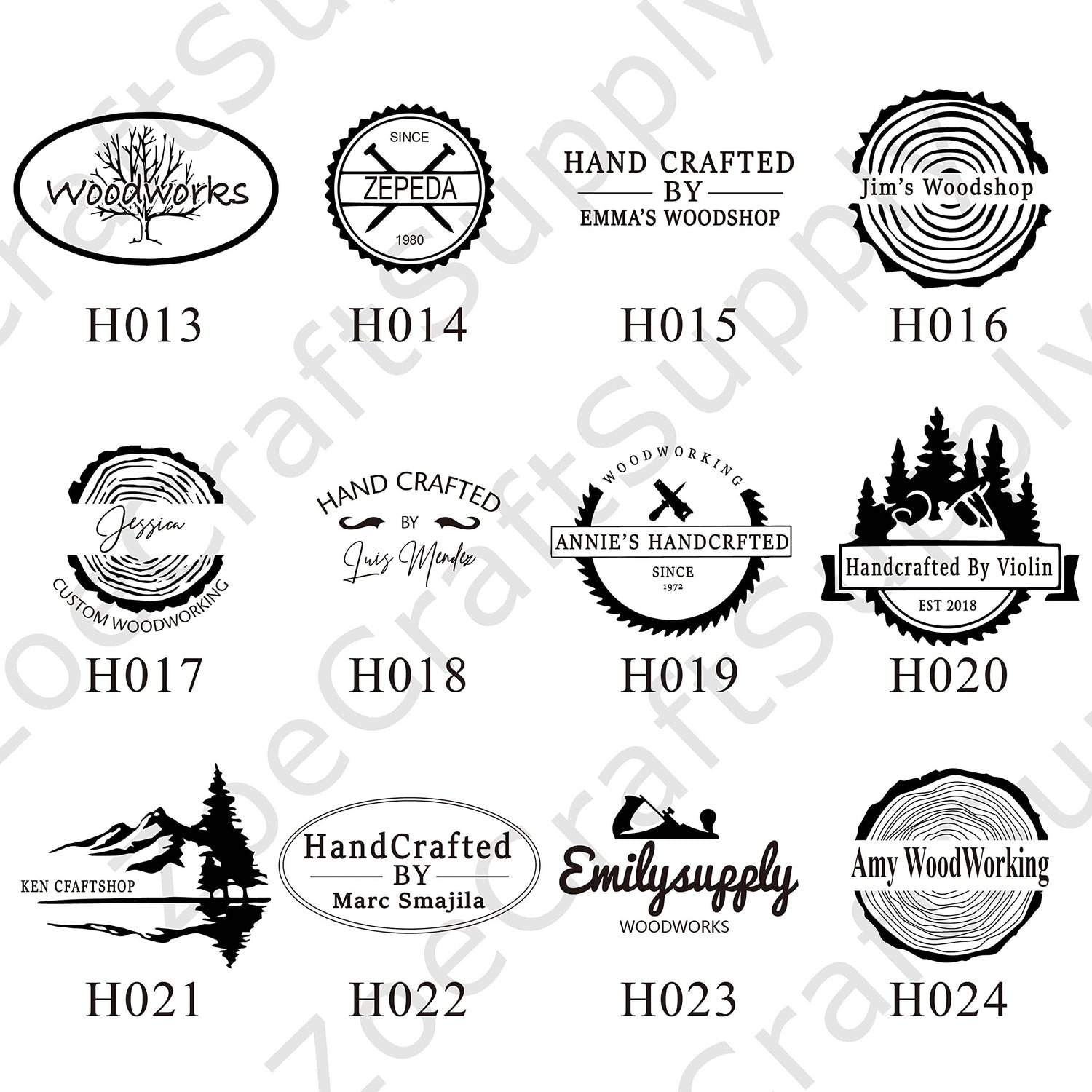 Custom Brass Wood and Leather Branding Iron - Personalised Handcrafted Stamp for Unique Gifts Generic