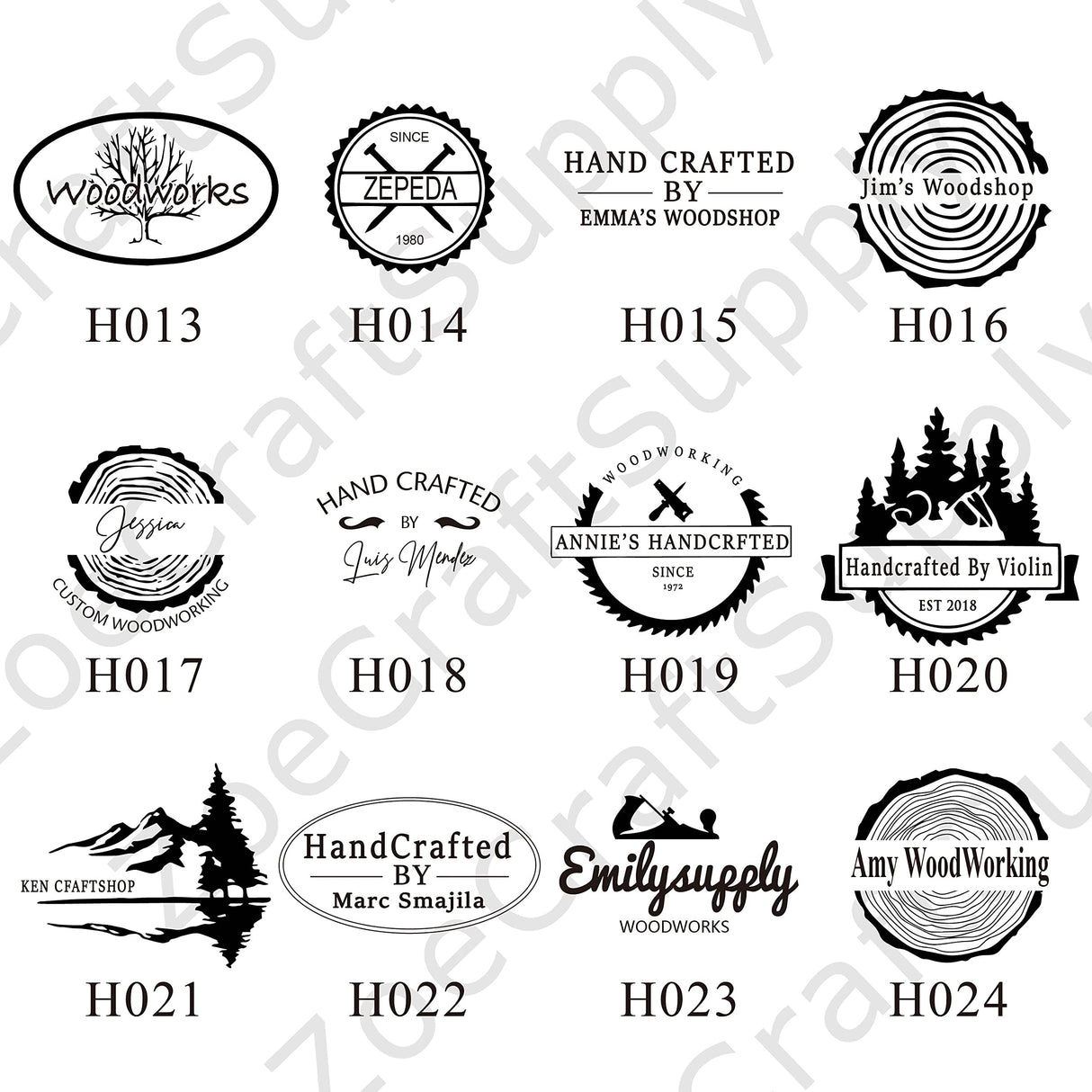 Custom Brass Wood and Leather Branding Iron - Personalised Handcrafted Stamp for Unique Gifts Generic