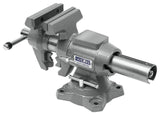 Wilton 4-1/2" Multi-Purpose Bench Vise, 360° Rotating Head & Base, 4" Max Opening (450P) Wilton