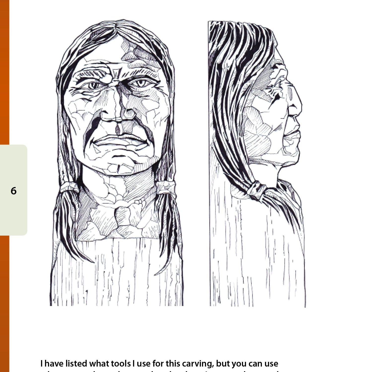 Learn to Carve a Native American Chief: Companion Guide to Native American Study Stick (Fox Chapel Publishing) Harold Enlow's Whittling & Carving Design Originals