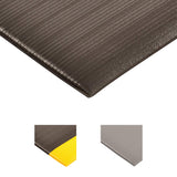Notrax - 410S0323BL NoTrax 410 PVC Airug Safety/Anti-Fatigue Floor Mat, for Dry Areas, 2' Width x 3' Length x 3/8" Thickness, Black Notrax