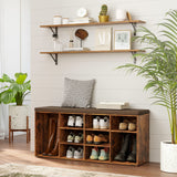 DINZI LVJ Long Wall Shelves, 47.3Inch Wall Mounted Shelves Set of 2, Extra Large Wall Storage Ledges with Sturdy Metal Brackets for Living Room, DINZI LVJ