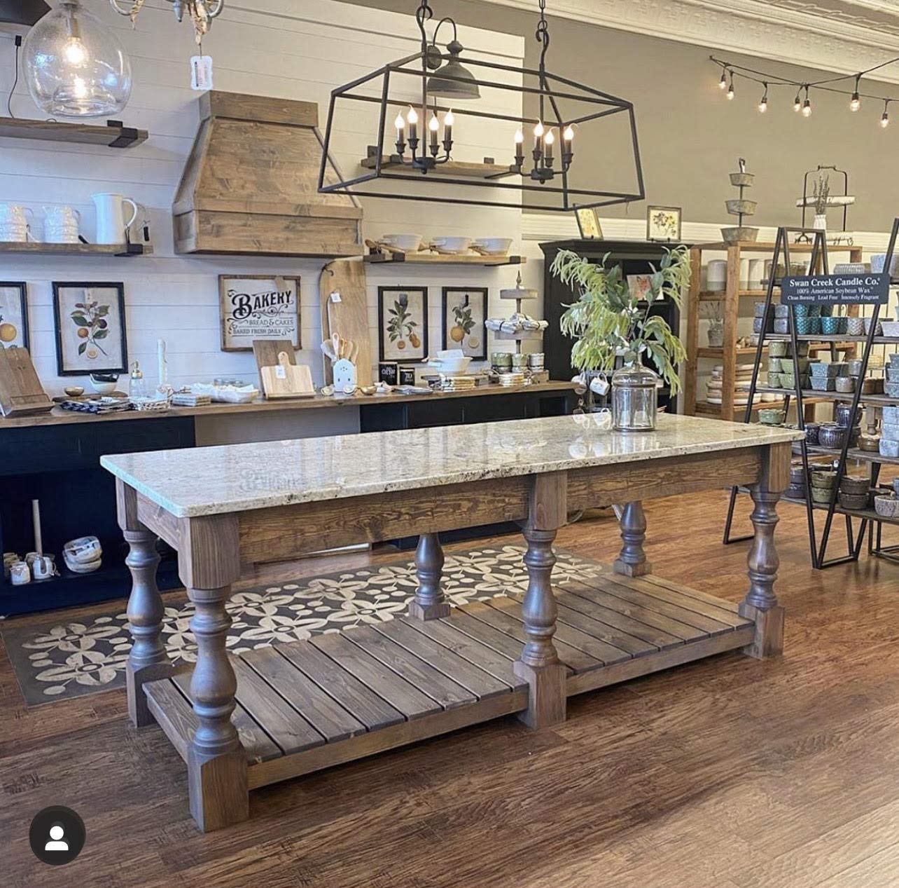 CAROLINA LEG CO. Chunky Monastery Pine Island Leg - Unfinished - Single Leg - Handcrafted in the USA - Dimensions: 5" x 34.5" CAROLINA LEG CO.