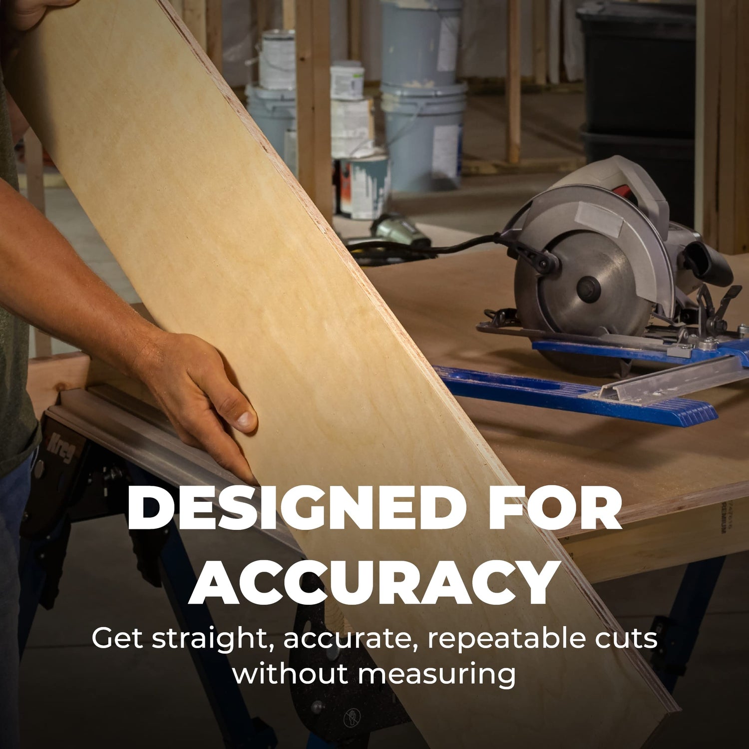 Kreg KMA2685 Rip-Cut Circular Saw Guide , Blue KREG