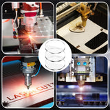 Copkim 10 Pcs 14mm Replacement Laser Lens Laser Protective Lens Lower Protective Lenses for Laser Cleaning Machine Compatible with D1 Pro, M1, P20 Copkim