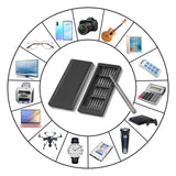 XOOL Precision Screwdriver Set Magnetic, 25 in 1 with 24 Piece Small Screwdriver Set, Mini Pocket Screwdriver kit Magnetic for Computer/Xbox/ PS3/ XOOL