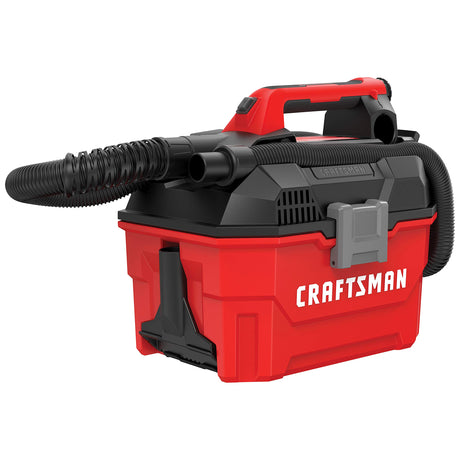 Craftsman V20 Cordless Vacuum Cleaner, Shop Vac Wet/Dry, 2 Gallon, 7ft Hose, Bare Tool Only (CMCV002B) Craftsman