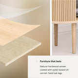 WERMO 55'' Sideboard Storage Cabinet with Doors and Shelves - Credenza Storage Cabinet for Office, Bedroom Storage Cabinet, Hallway Storage Cabinet, WERMO