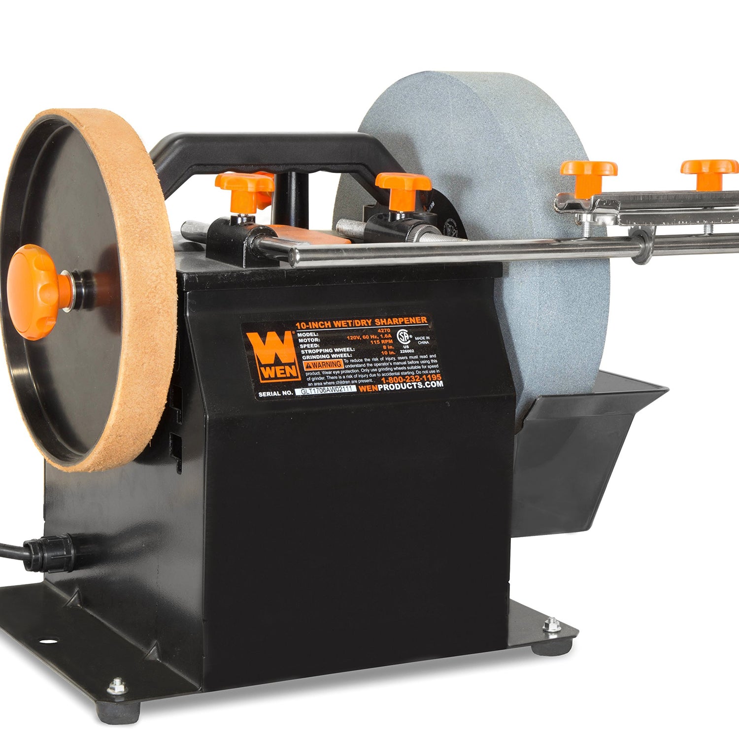 WEN BG4270T 10-Inch Two-Direction Water Cooled Wet/Dry Sharpening System WEN