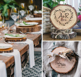 Lemonfilter Natural Wood Slices Craft Wood Kit Wooden Circles Unfinished Log Wooden Rounds for Arts Crafts Wedding Christmas DIY Projects (20-22CM) Lemonfilter