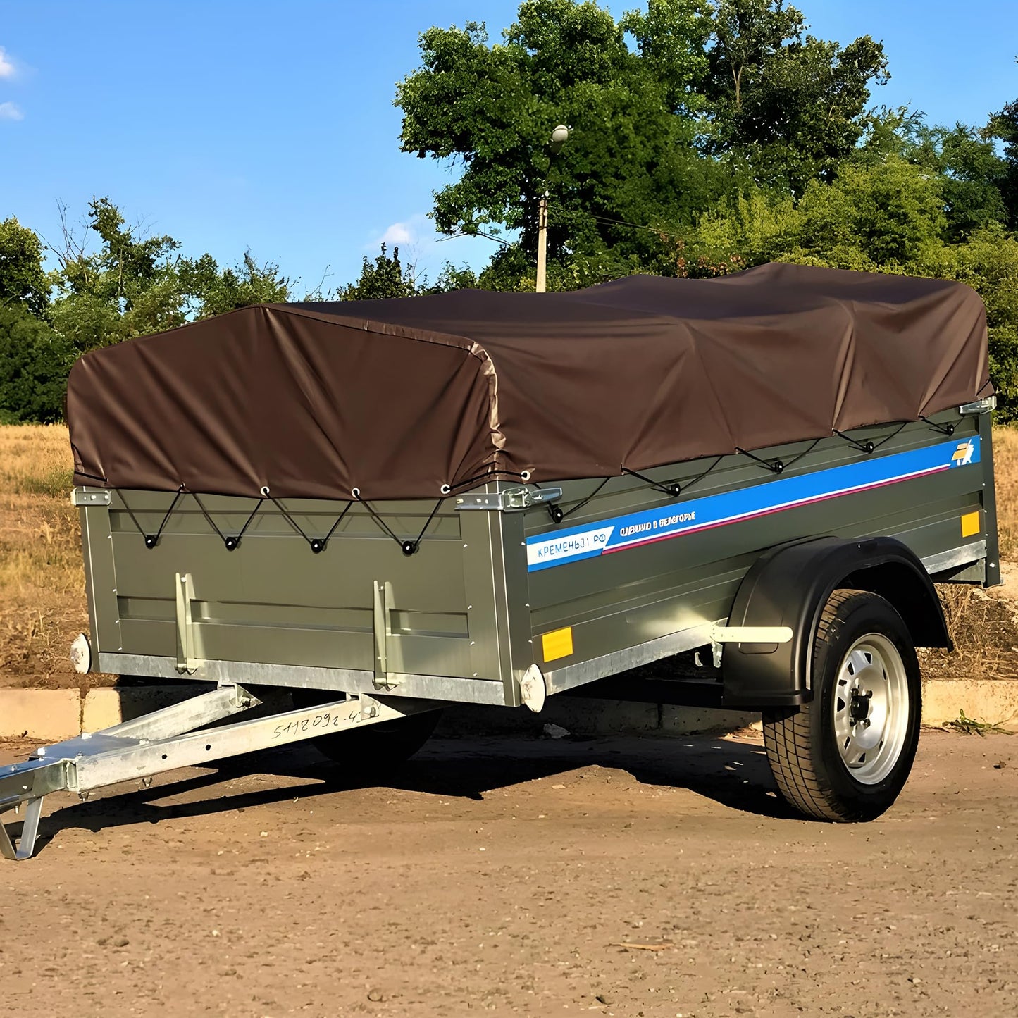 Winpull Tarp 12x20FT, 16 Mil Heavy Duty Large Tarps, Waterproof Tarp with Brass Grommets and Reinforced Edges, UV Resistant, Tear&Fade Resistant Poly - WoodArtSupply