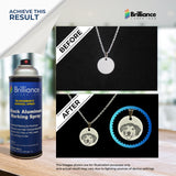 Brilliance Laser Inks 12 Oz Black Aluminum Laser Marking Spray for High Contrast Permanent Marks | Anti Clog Metal Engraving Aerosol Compatible with BRILLIANCE LASER INKS