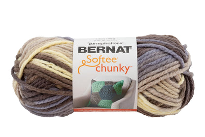 Eselect Boye I Taught Myself to Knit Tutorial Kit, Bundle Includes Bernat Softee Chunky Nature's Way Yarn, 12-Month Planner, Multiple Knitting Needle