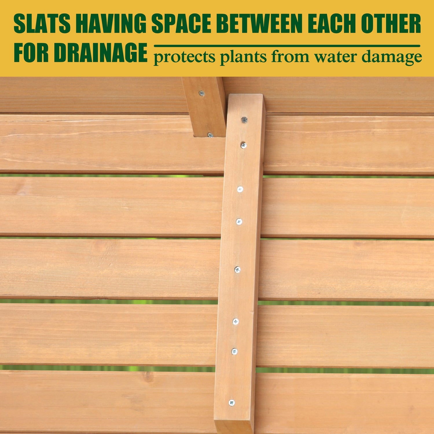 MUPATER Raised Garden Bed Outdoor for Vegetables with Legs, Large Elevated Garden Planter Box Wooden with Liner Design for Herbs, Natural MUPATER