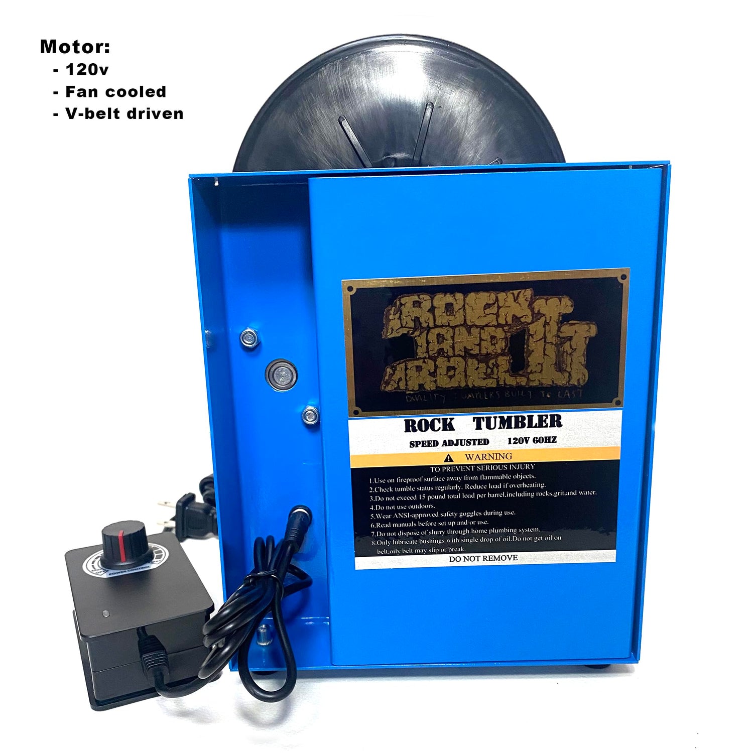 15 lb Rock Tumbler Machine Rock Polisher Kit VKRP Enterprises