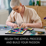 LEGO Art Floral Art 31207, 3in1 Flower Pictures, Wall Art Decoration Building Set, Arts and Crafts Kit, Creative DIY Activity, Beautiful Home Decor, LEGO