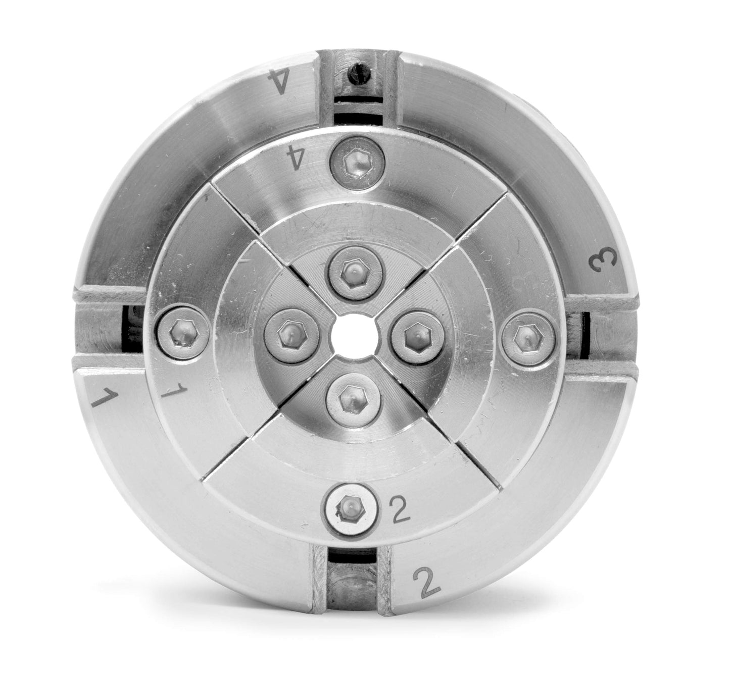 WEN LA4374 3.75-Inch 4-Jaw Self-Centering Lathe Chuck Set with 1-Inch x 8TPI Thread - WoodArtSupply