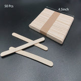 60 Pcs Plastic Graduated Cups 30ml/ 1ounce Transparent Scale Cups Epoxy Mixing Cups, with 50 Pack Wooden Stirring Sticks for Mixing Paint, Stain, Muluo