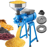 VEVOR Electric Grain Mill Grinder, 1500W 110V Dry & Wet Spice Grinder, Commercial Corn Mill with Funnel, Thickness Adjustable Powder Machine, Heavy VEVOR