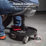 Sunex Tools 8514 300-Pound Capacity Telescoping Tractor Seat with Parts Tray and 3.5-Inch Heavy Duty Casters Sunex Tools