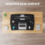 FLEXISPOT Electric Standing Desk Converter 36" Wide Motorized Stand up Desk Riser for Monitor and Laptop,Black Height Adjustable Desk for Home Office FLEXISPOT