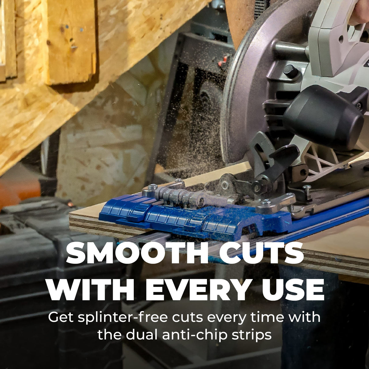 Kreg KMA3700 Accu-Cut XL - Universal Track Saw Guide System - Make Straight, Cross, Rip & Angled Cuts Easily KREG