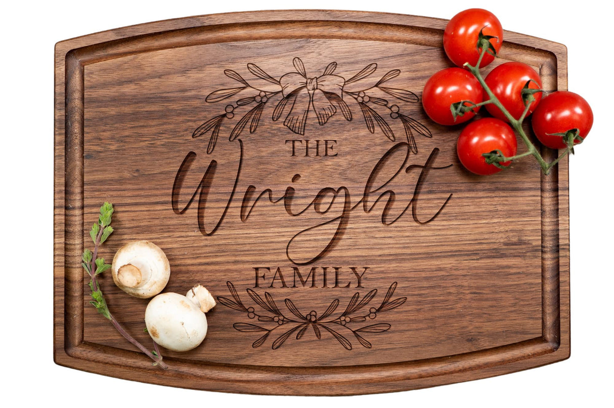 Tayfus Personalized Cutting Boards - Custom Engraved Wood Chopping Block - USA Handmade - Best Wedding, Housewarming, Anniversary, Birthday, Tayfus