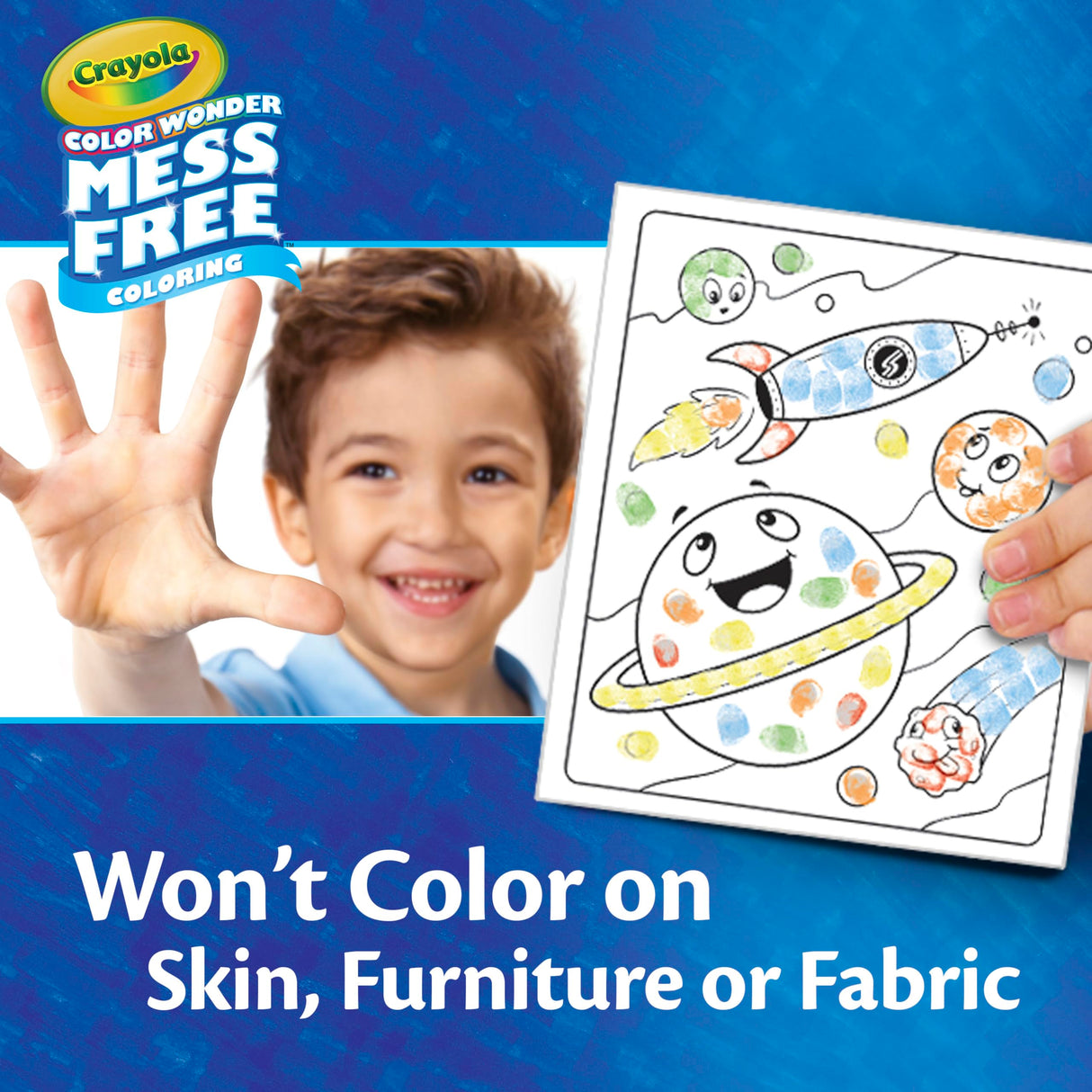 Crayola Color Wonder Mess Free Fingerprint Ink Painting Activity Set, Finger Painting Alternative, Unique Holiday Gift for Kids, 3+ Crayola