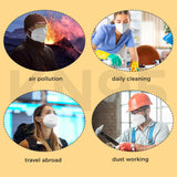 KN95 Face Mask Disposable Adults - 100 Pack Adjustable KN95 Mask 5 Layer Protection Breathable Comfortable Respirator Women Men KN95 Face Mask FACEMOON