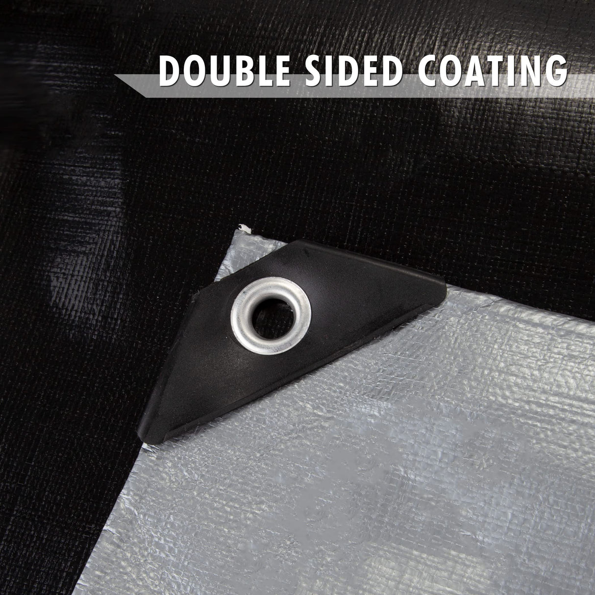 CARTMAN Finished Size 10x20 Feet Extra Thick 16 Mil Ultra Heavy Duty Poly Tarp, Multipurpose Protective Cover, UV Resistant, Waterproof Poly CARTMAN