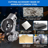 Selumie Innovative Electric Drill Plate Cutter - Versatile Metal Shears Attachment for Effortless Cutting of Various Metals - High Precision, High Selumie