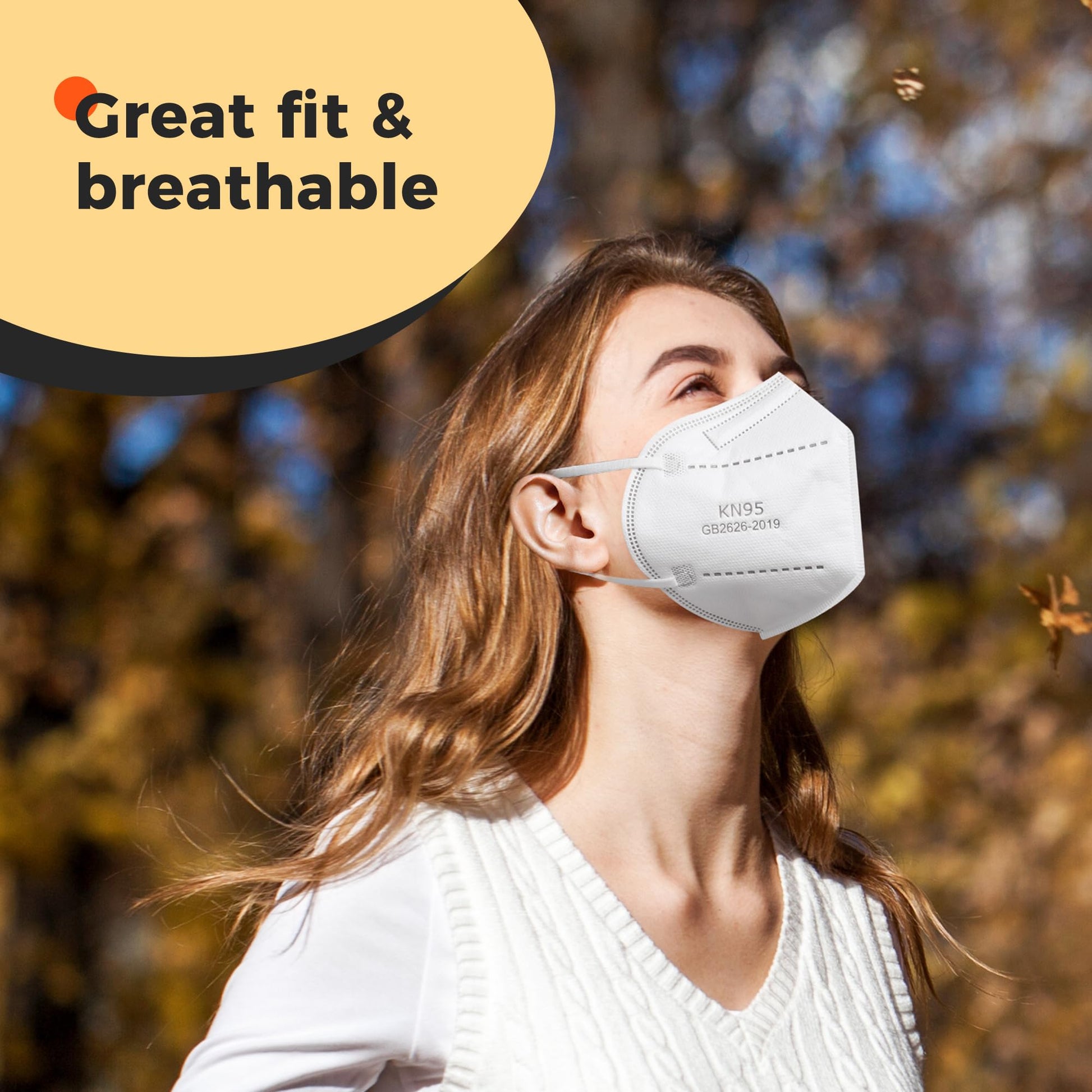 KN95 Face Mask Disposable Adults - 100 Pack Adjustable KN95 Mask 5 Layer Protection Breathable Comfortable Respirator Women Men KN95 Face Mask - WoodArtSupply