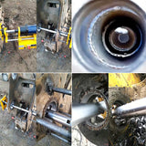 LGXEnzhuo 110V Portable Line Boring Machine, 45-180mm/1.77"-7.09" Boring Diameter, Hole Drilling Tool with 4.9ft Boring Bar for Excavator Loader LGXEnzhuo