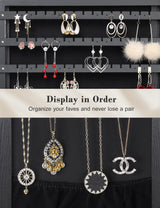 Nicetree 360° Swivel Jewelry Cabinet with Lights, Touch Screen Vanity Mirror, Rotatable Full Length Mirror with Jewelry Storage, Standing Jewelry Nicetree