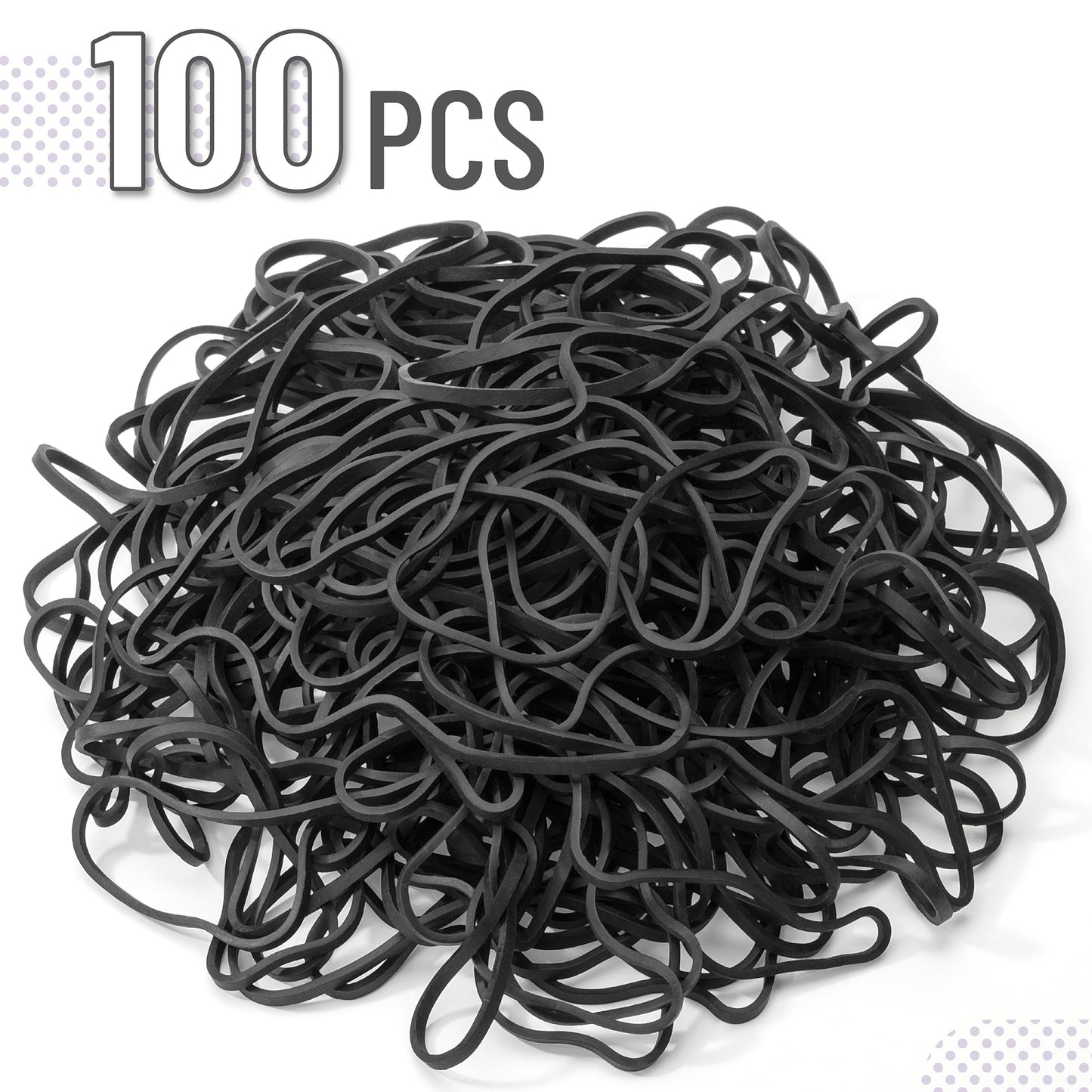 Mr. Pen- Large Rubber Bands, 100 Pack, Black, Big Rubber Bands, Extra Large Rubber Bands, Rubber Bands Large, Long Rubber Bands Office Supplies, 7 - WoodArtSupply