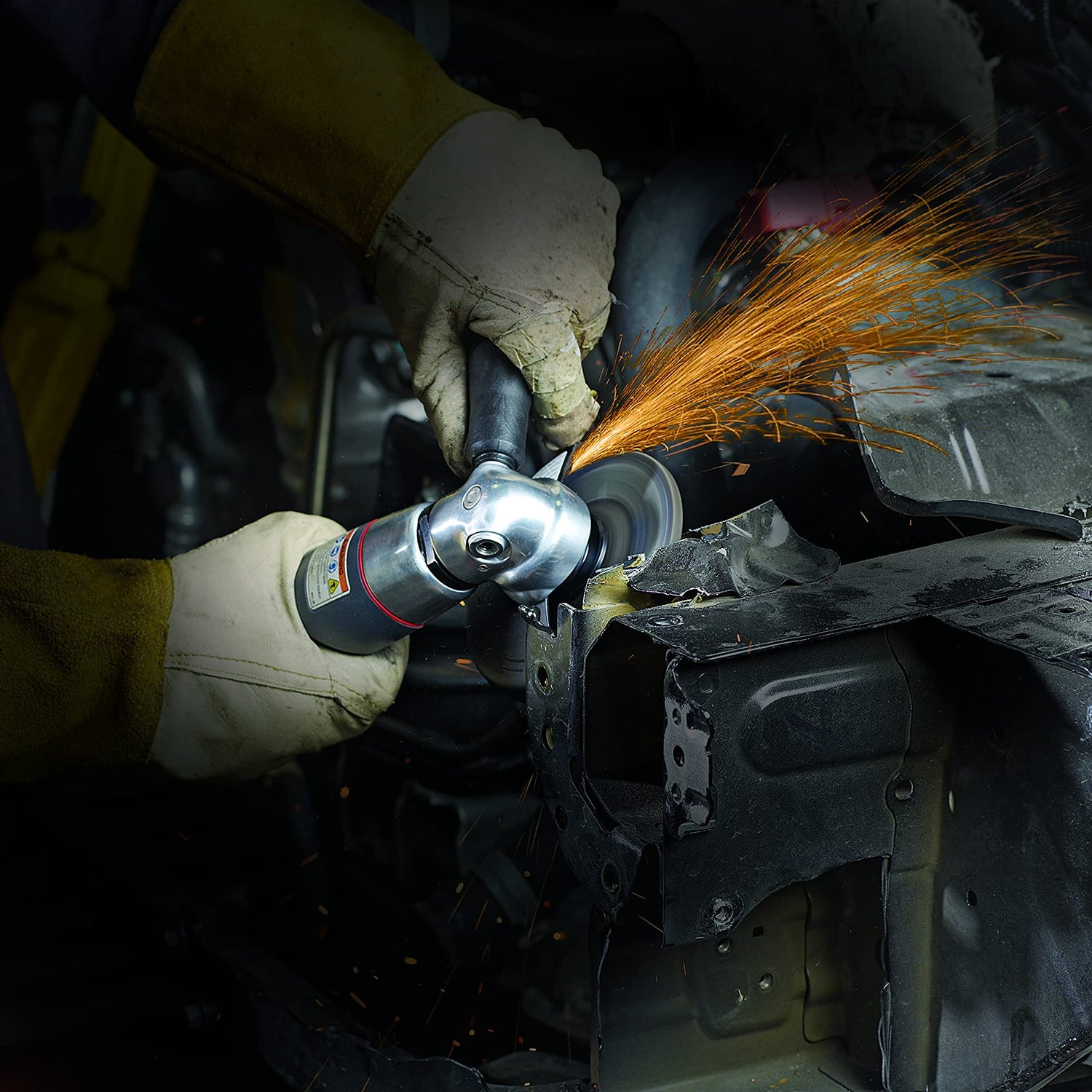 Ingersoll Rand 345MAX 5-Inch Air Angle Grinder,Blue/ Silver Ingersoll Rand