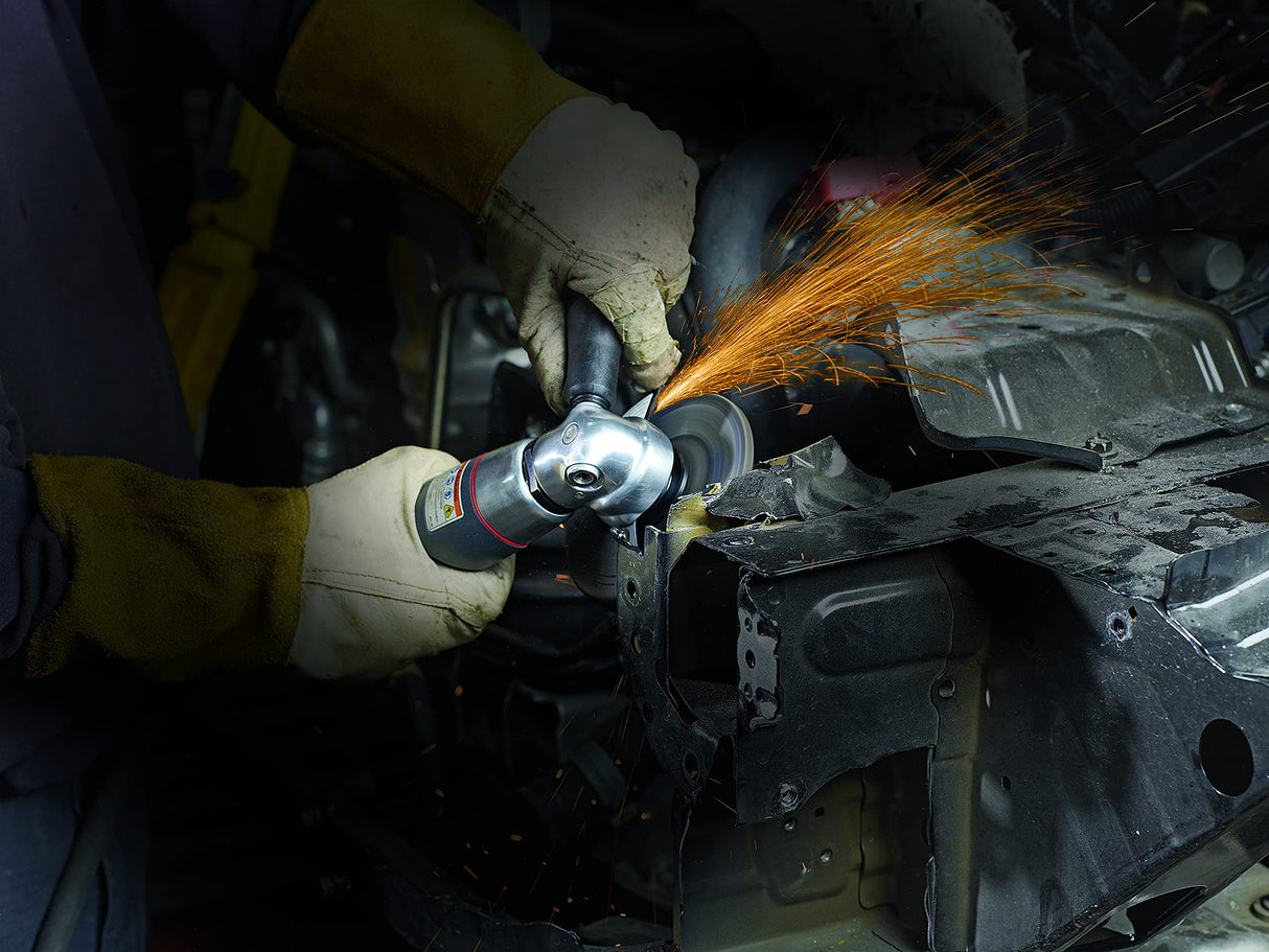 Ingersoll Rand 345MAX 5-Inch Air Angle Grinder,Blue/ Silver Ingersoll Rand