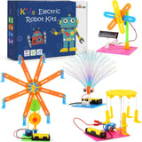 STEM Kit for Girls, Kids Crafts 8-12 Boys, Science Projects Activities Electronic Building Kits 6-8, 4-in-1 Craft Sets for Girl Engineering Toys, DIY BeAndge